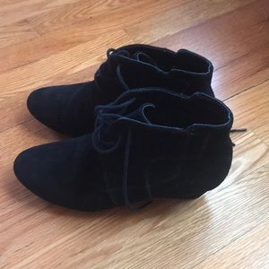 Nine West suede booties